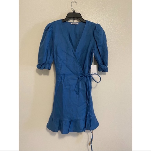 REFORMATION- Carmelo Wrap Mini Dress (NWT) - Picture 14 of 15